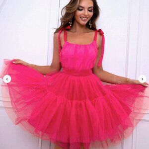 Pink Party Dress Size 6